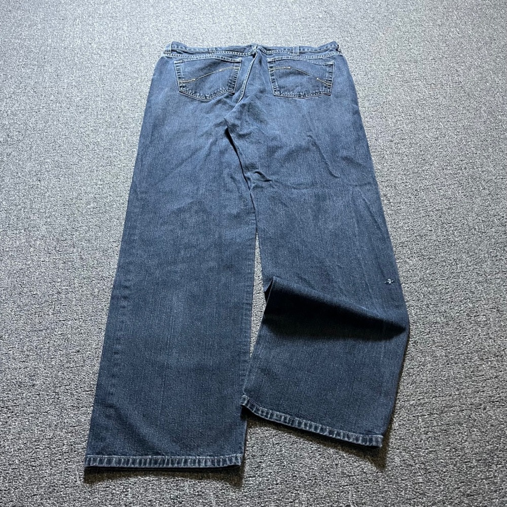 Vintage DKNY Jeans 38x34 Blue Baggy Skater Performance Denim 90s Y2K
